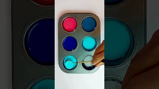 Color Mix Theory 75 colormixing satisfying mixedcolors colormixingvideo [upl. by Surbeck]