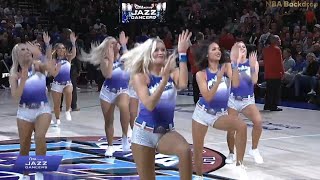 JAZZ DANCERS  Utah Jazz Dancers  Sacramento  Utah  NBA Season 1920  October 26 2019 [upl. by Justinn]