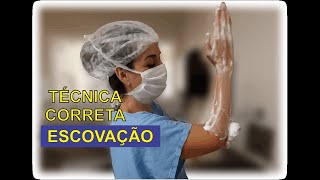 Técnica Correta de ESCOVAÇÃO  INSTRUMENTAÇÃO CIRURGICA [upl. by Lavelle979]