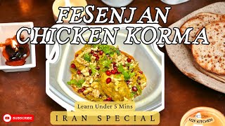 Fesenjan Fesenjoon  A Regal Iranian Pomegranate and Walnut Stew  Chicken Korma  H2FKitchen [upl. by Jedthus]