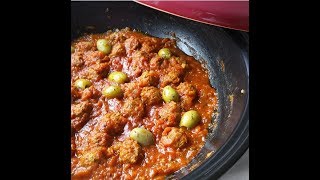 Marokkaanse gehaktballetjes in tomatensaus  kefta [upl. by Naivaj980]