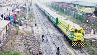 Nigeria Catching a Train in Lagos [upl. by Thesda]