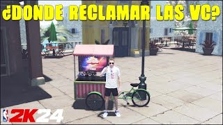 DONDE RECLAMAR LAS VC DE LOS PATROCINADORES EN EL MI CARRERA DE NBA 2K24 [upl. by Fry222]