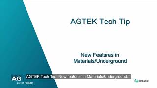 Tech Tip  New Features in MaterialsUnderground [upl. by Eitsirhc389]