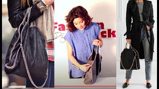 Come fare la borsa Stella McCartney Falabella  fai da te pochette Falabella DIY [upl. by Airol]