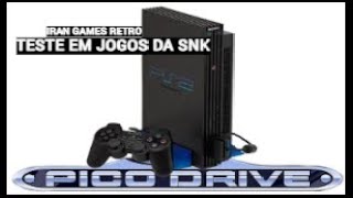 TESTANDO JOGOS DA SNK NO SEGA Genesis  Mega Drive PICO DRIVE PS2 [upl. by Cumings598]