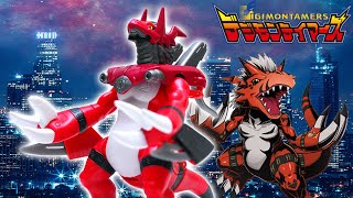 Digivolving Growlmon to WarGrowlmon Figure Review 【超進化シリーズ グラウモン → メガログラウモン】 [upl. by Ardisi]