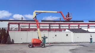 JLG 600AJ Boom Lift sn 560 [upl. by Ohnuj]