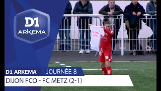 J8  Dijon FCO  FC Metz 21 le résumé  D1 ARKEMA 20192020 [upl. by Ree]