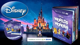 Woolworths Disney Worlds of Wonder Trading Card Collection  40 Pack Opening [upl. by Eciruam]