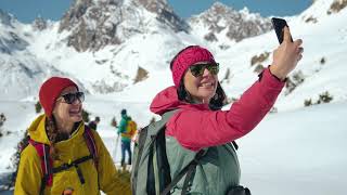 Schneeschuhwandern auf der SilvrettaBielerhöhe im Montafon  Vorarlberg [upl. by Pownall]