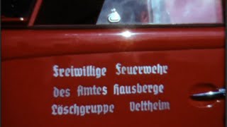 1966 Einsatz in Veltheim durch Freiwillige Feuerwehr des Amtes HausbergeLöschgruppe Veltheim [upl. by Yrkcaz]