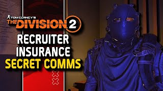 The Division 2 All Recruiter Insurance Comms Puzzles amp Solutions [upl. by Neimad]