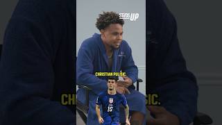 Weston McKennie Stays Quiet Until He Hears A Copa Player Better Than Pulisic 🤫 football soccer [upl. by Fullerton686]