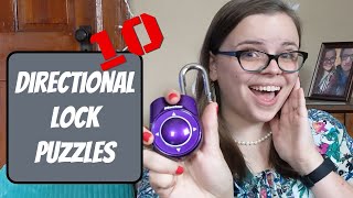 10 Direction Lock Puzzles  DIY Escape Room  Games for Directional Locks [upl. by Dee Dee]