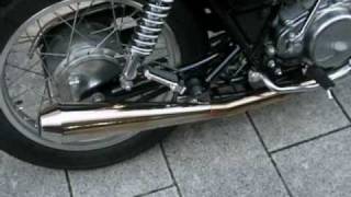 New  YAMAHA SR400 Fi Slipon Muffler By MOTODOGcom [upl. by Ginnifer963]