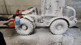 Foam Cannon Tractor Wash with Blue Diamond [upl. by Barvick]