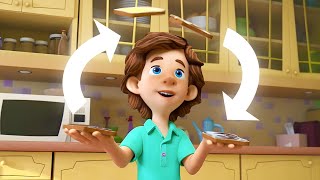 Toms Juggling Skills 🤹🏻  The Fixies  Educational Animation for Kids [upl. by Otero]