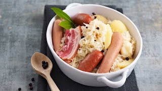 Recette  Choucroute traditionnelle [upl. by Bengt]