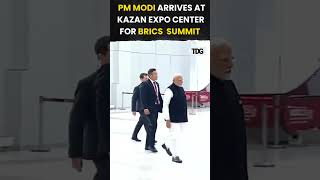 brics2024  PM Modi Visits Kazan Expo Center in Russia viralreels viralshorts [upl. by Ailegave]