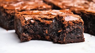 The Best Fudgy Brownies Recipe  Simple Way Of Making The Perfect Fudgy Brownies [upl. by Emyaj]