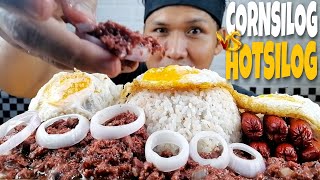 CORNSILOG VS HOTSILOG MUKBANG ASMR [upl. by Lorenzo113]