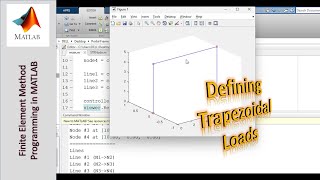 Programming the Finite Element Method using MATLAB  Part 23 Defining Trapezoidal Loads [upl. by Eiramanin]