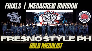 Fresno Style Ph  Parañaque City Luzon  Gold Medalist Megacrew Division at HHIPH2024 Finals [upl. by Yeorgi66]