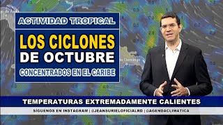 Lunes 21 octubre  Dos vaguadas y una onda tropical influirán en República Dominicana [upl. by Laemaj185]