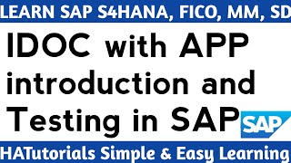 APP with IDOC Creation in SAP  How to Generate IDOC after Executing APP in SAP S4HANA FICO [upl. by Brace128]