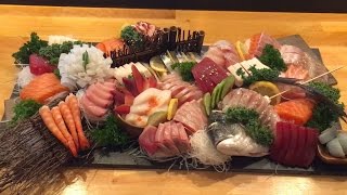 making sashimi plate [upl. by Refeinnej]