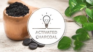 Using the activated charcoal while gardening [upl. by Enimsaj]