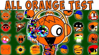 ALL ORANGE CHARACTERS  FNF Character Test  Gameplay VS Playground [upl. by Betsy]