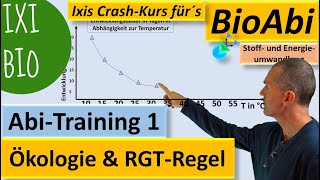 Ökologie Anwendung RGTRegel Denaturierung abiotische Faktor Temperatur Abiturvorbereitung 2022 Bio [upl. by Noxaj]