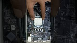 Zebronics motherboard processor install  Dual core processor install short shorts shortvideo [upl. by Anitsirhk179]