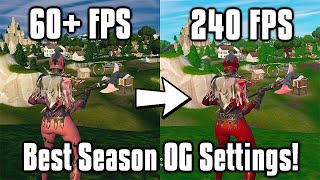 Fortnite Season OG Settings Guide  FPS Boost Colorblind Modes amp More [upl. by Maggie987]