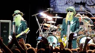 ZZ Top  Sharp Dressed Man Crocus City Hall Moscow Russia 16072012 [upl. by Yeldahc233]