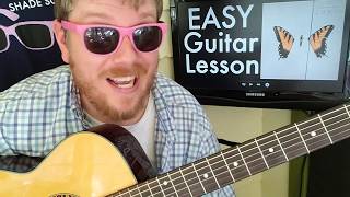 Misguided Ghosts  Paramore  easy guitar tutorial  PATREON REQUEST [upl. by Ayatal560]