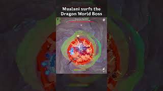 MUALANI SURFS THE DRAGON WORLD BOSS [upl. by Memory]