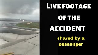 Live footage of the recent aircraft accident [upl. by Amahcen329]