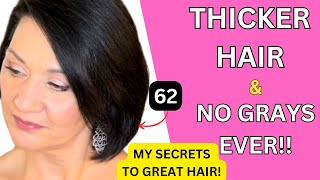 How To Get Thicker Grayfree Hair [upl. by Yennep]