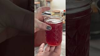 Cranberry Sriracha Pepper Jelly  Video on my Channel homestead canning recipe waterbathcanning [upl. by Mera328]