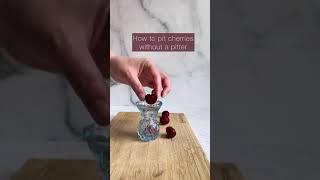 How to Pit Cherries without a Pitter [upl. by Nedry942]