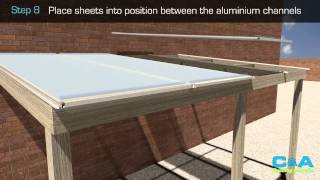 How to install polycarbonate roofing sheets [upl. by Fabrianna]