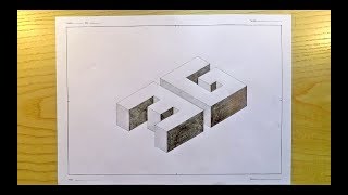 LEZIONE T05ASSONOMETRIA ISOMETRICA DI UNA SCRITTA TRIDIMENSIONALE 3G [upl. by Alurd]