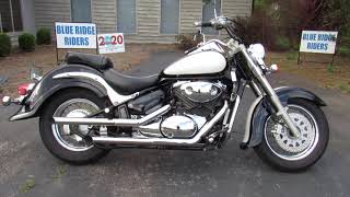 2001 Suzuki VL800 Intruder Cobra exhaust [upl. by Kataway]