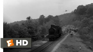 The Train 410 Movie CLIP  Spitfire Attack 1964 HD [upl. by Sturges214]