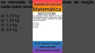 Questão 18 concurso enem matematica icap shorts reels tocantins itapiratins alunos [upl. by Eromle493]