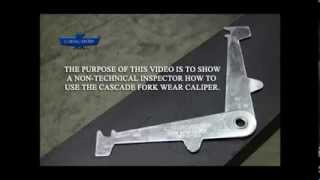 Forklift Fork Inspection  Cascade Fork Wear Caliper Training [upl. by Plafker]