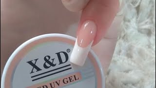 GEL NA TIPS COM O GEL DA XampD [upl. by Benita]